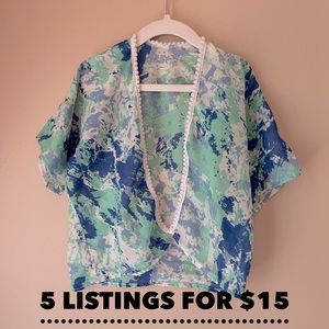 Girls Kimono Cover-Up - size 12-24mo (Item shown on model in listing)